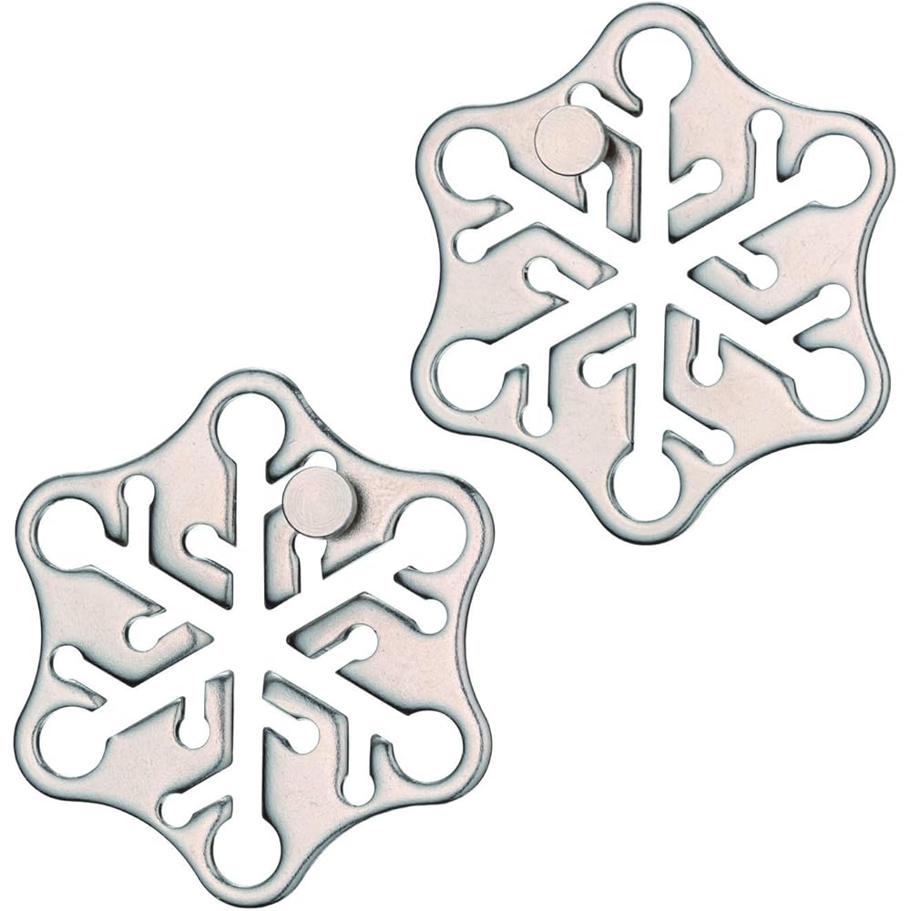 Hanayama Cast Puzzle Cast Snow Level 2 Difficulty Brain Teaser Toy