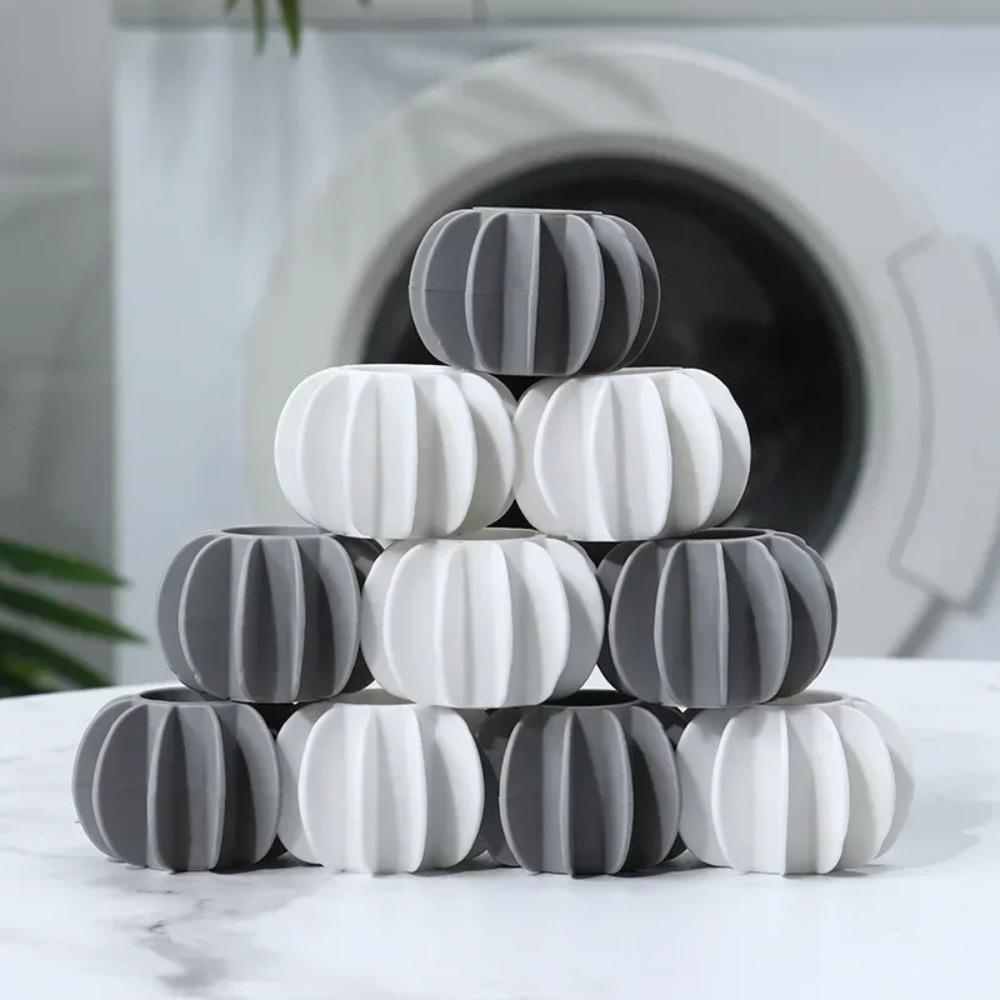 20/1PCS Silicone Laundry Ball Reusable Anti-tangle Clothes Cleaning Balls Stain Removal Anti-winding Hair Catcher Cleaning Tools