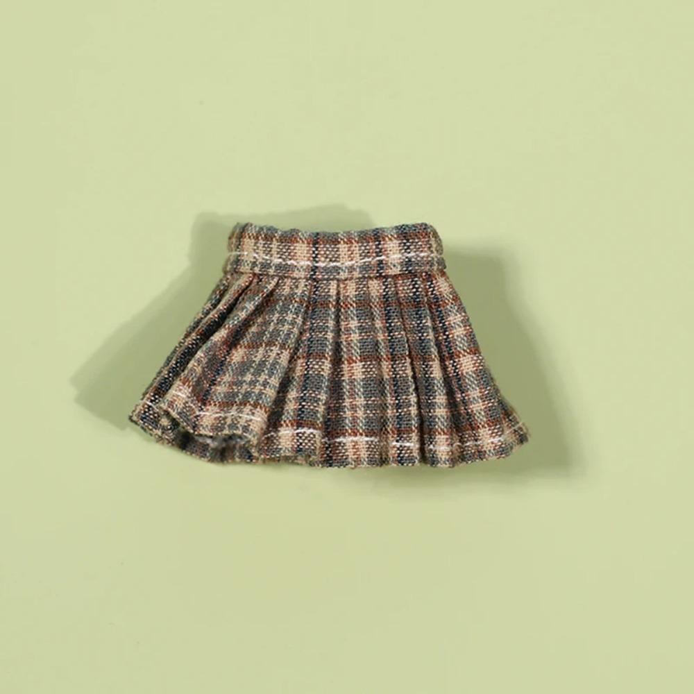 

Obitsu 11 Doll School Uniform Clothes Suit (Shirt+Trousers+Socks+Tie) for OB11,molly,1/12 bjd Doll Clothes Outfit Accessories