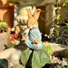 3 Stück/Set Hase Gartenstatue Sukkulententopf Dekorative Figuren Ostern Hanukkah Thanksgiving Haus Schreibtisch Ornamente