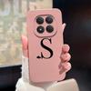 For Redmi Note 15 Pro 4G 5G Cases Simplicity 26 Letters Shockproof Liquid Silicone Cover For RedmiNote15 RedmiNote15Pro Fundas