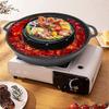2 In 1 Frying Pan Non-Stick Shabu Pot And Griddle Bbq Shabu Shabu Pot With Grill