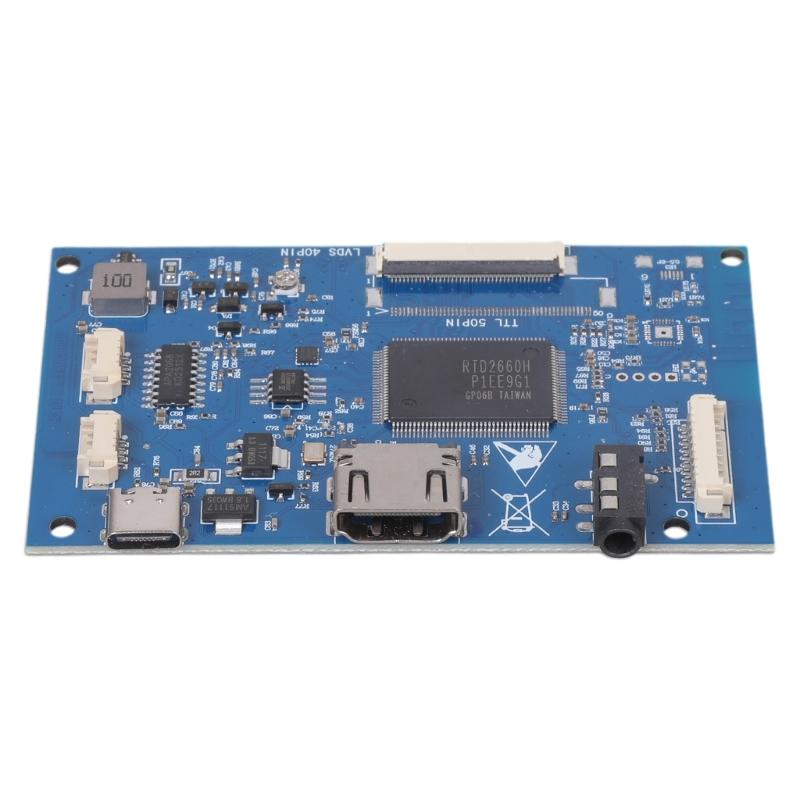 7inch 8inch 40pin LVDS LCD Screen Driver Board Capacitive Touch LCD Screen Drive Controller Board