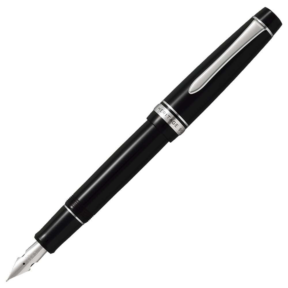 Pilot Custom Heritage 912 Fountain Pen Black FKVH-2MR-B-FA