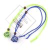 Natural Stone Mesh Pocket Woven Necklace Pendant Adjustable Retractable Mesh Pocket Hand Woven Necklace N557