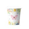 Pink Spring Butterflies Party Set: Tablecloth, Plates, Banner & Photo Props