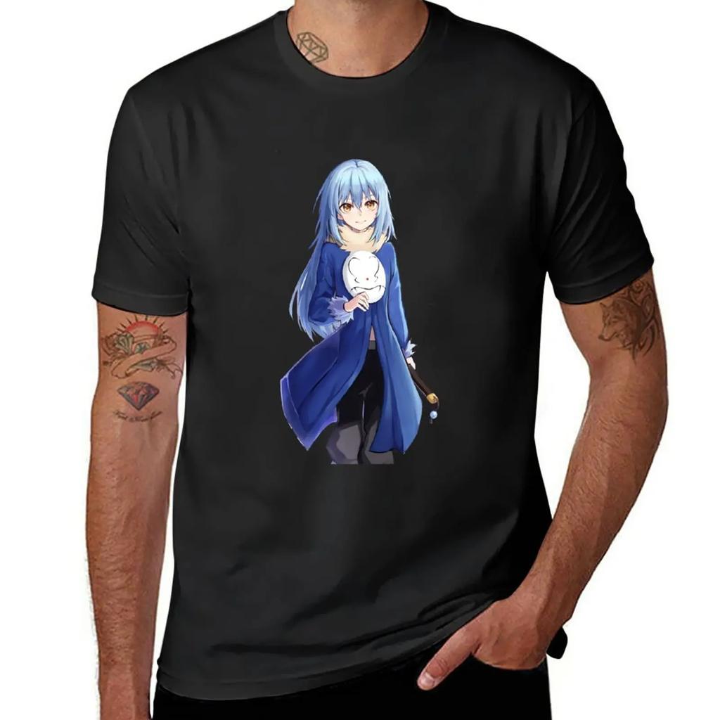 Rimuru Tempest Maskless - That Time I Got Reincarnated As a Slime T-Shirt oversized anime customs t shirt for men