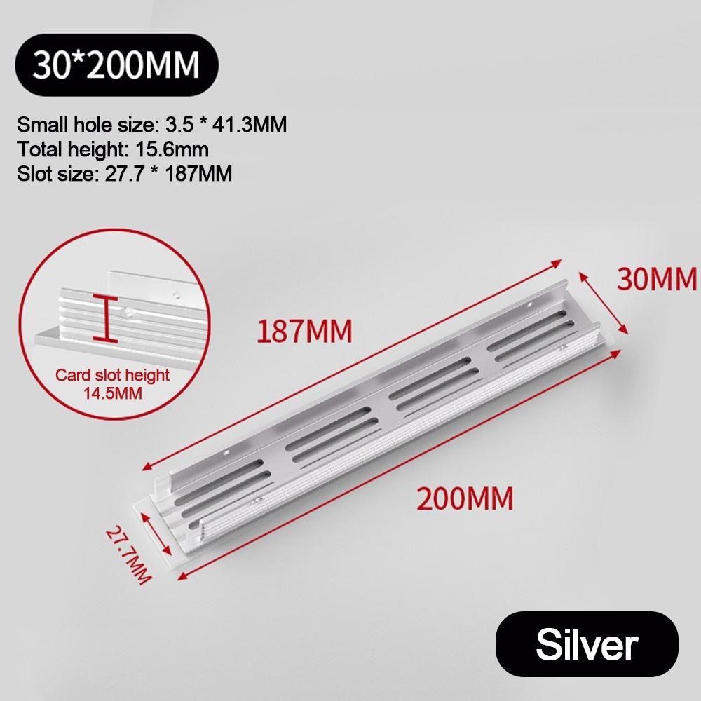 Aluminum Alloy Wardrobe Air Vent Decor Ventilator Grille Cover  Closet Shoe Wardrobe Accessories