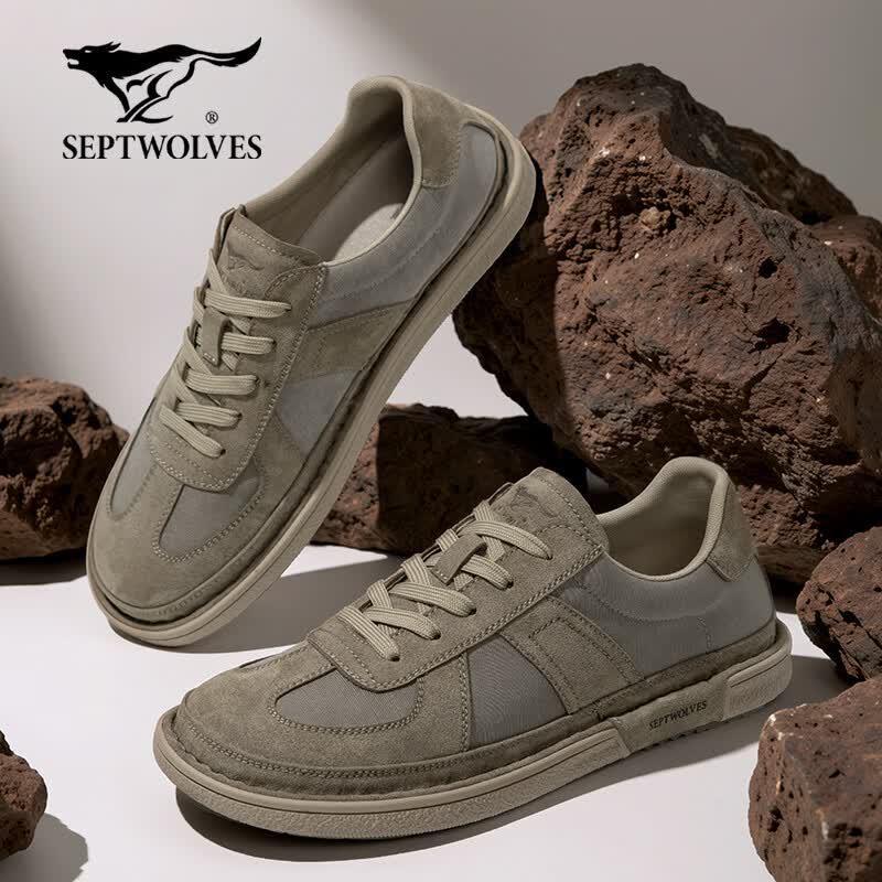 Septwolves Men's Retro German Trainer Style Sports Shoes