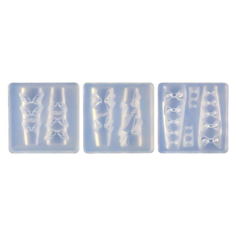 3D nail art Silikonová vyřezávaná forma Akrylové nástroje pro zdobení nehtů Forma na zdobení nehtů Forma na zdobení nehtů Forma na šperky z pryskyřice