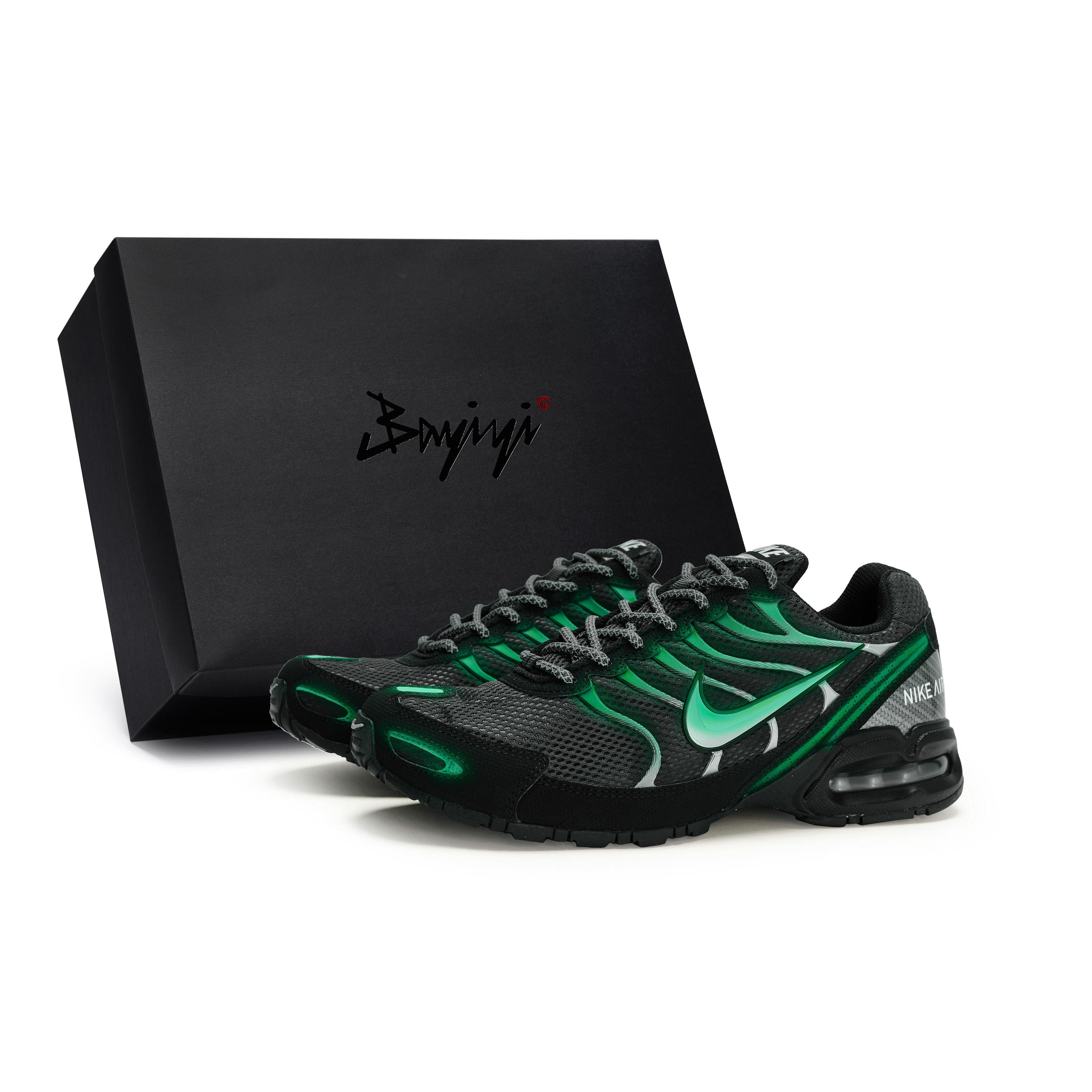 

Nike Air Max Torch 4 Cushioning Abrasion Resistant Slip Resistant Low top Running Shoes Men s Black Cyan 343846-002(Team80-S-BOX) 44.5