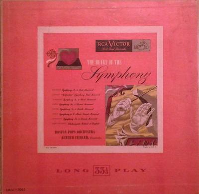 LP Record ARTHUR FIEDLER, BOSTON POPS ORCHEST - The Heart Of The Symphony LM1085 RCA Victor Red  1950 US Classical Used