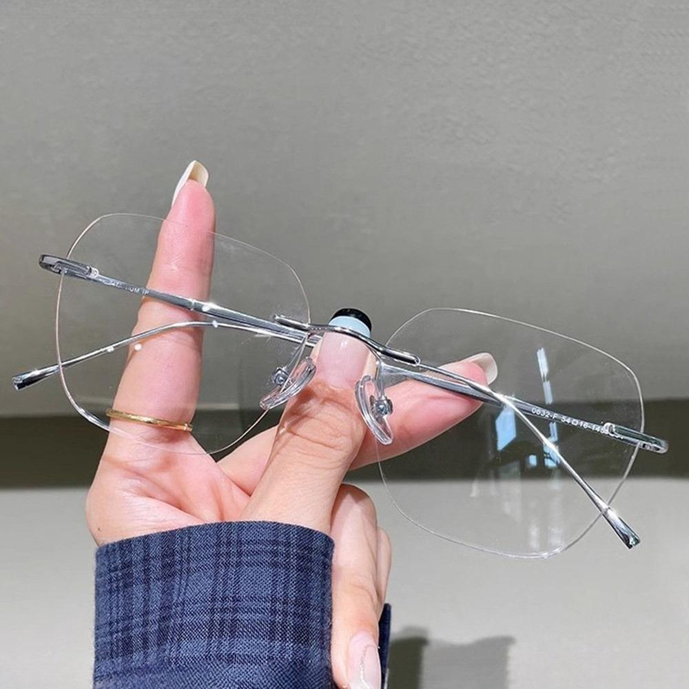 

Blue Ray Blocking Anti-Blue Light Glasses Eye Protection Ultralight Computer Goggles Metal Anti Radiation Frame Eyewear Office срібний