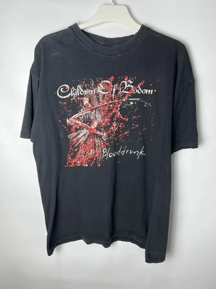 Blooddrunk CHILDREN OF BODOM Black Shirt Unisex All Sizes AR657 Unisex T-Shirt XXL