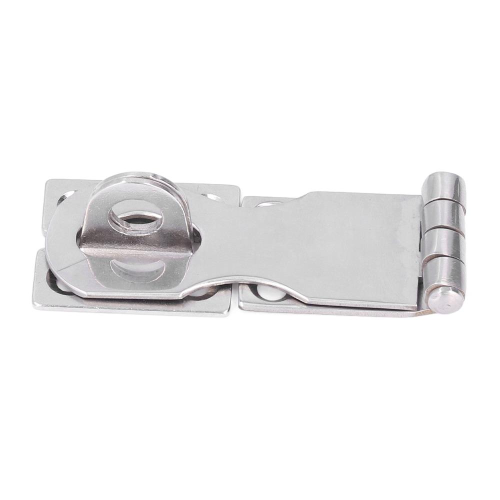 316 Stainless Steel Marine Grade Door Hasp Swivel 75x30mm Safety Hasp with Screws Hasp Latch Lock