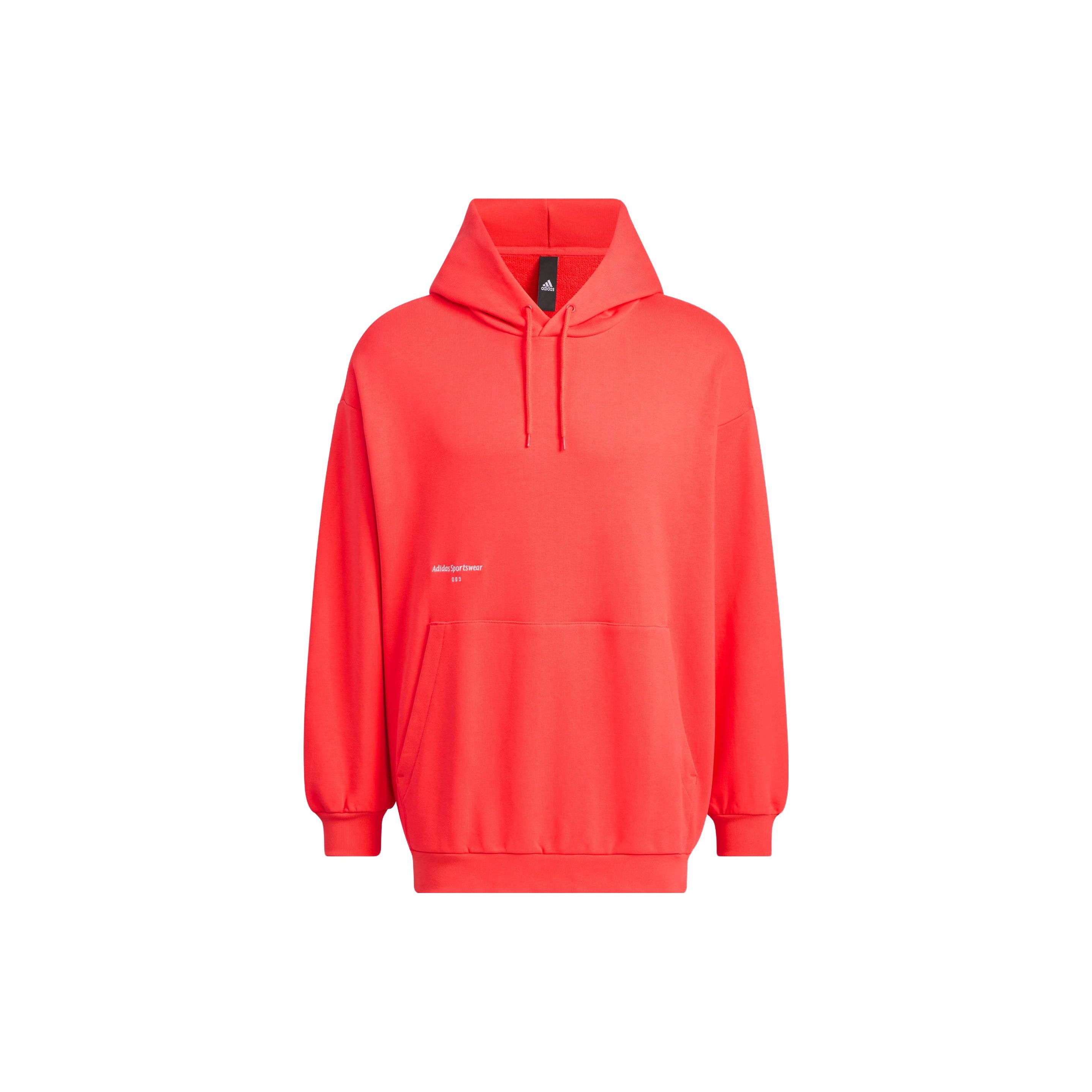 Adidas Small Logo Hoodie Men Light-Red IZ1606 M