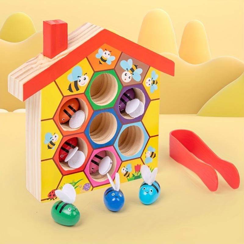 A Game for Classifying The Colors And Shapes of Bee Houses As a Festive Gift.