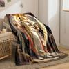 Archangel Michael Winged Sword Blanket Bedroom Blanket for Livingroom Couch Lunch Break Soft Throw for Friend's Festival Gift