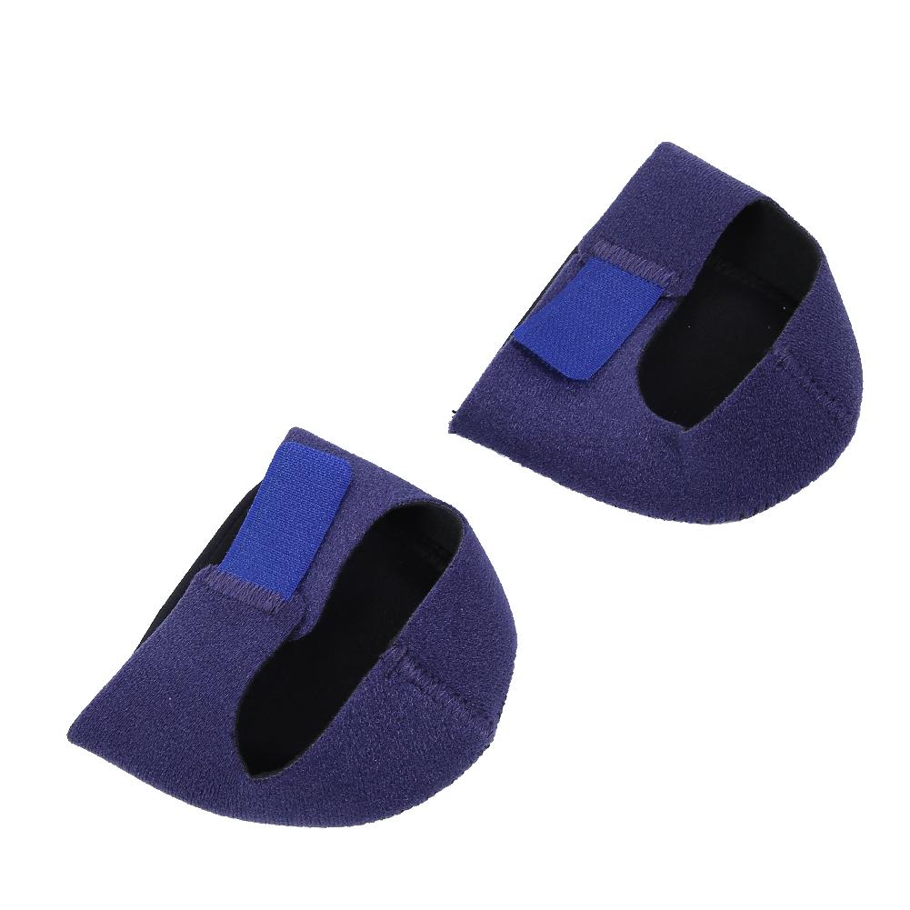 1 Pair Heel Socks Unisex Shock Absorption Heel Protective Guard Foot Care Heel Pads (Blue)