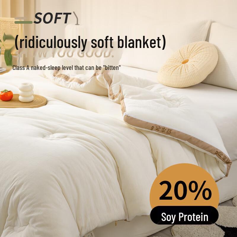 Class A Antibacterial Soy Fiber Quilt for All Seasons