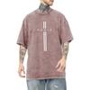 Men's Printed Round Neck T-shirt  Casual Sports Short Sleeved Shirt