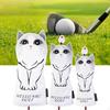 3pcs / 4pcs UT Golf Headcover Cat Woods Headcover, Guard Driver Cover Long Neck Covers for Head