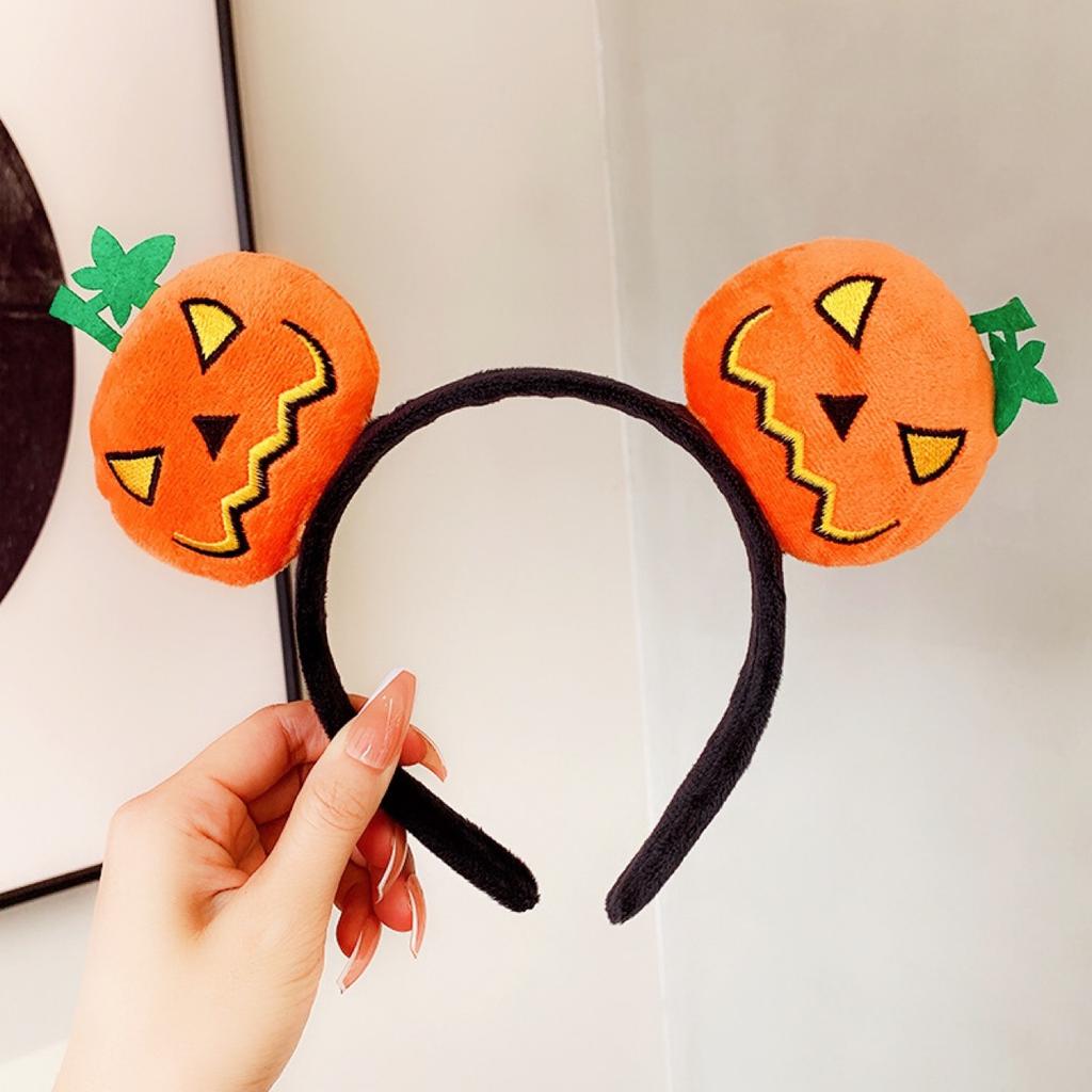 Niedliche Cartoon Anime Kürbis Puppe Halloween Stirnband Lustige DIY Feiertagsrequisiten Haarbündel und Reifenstil Partydekorationen