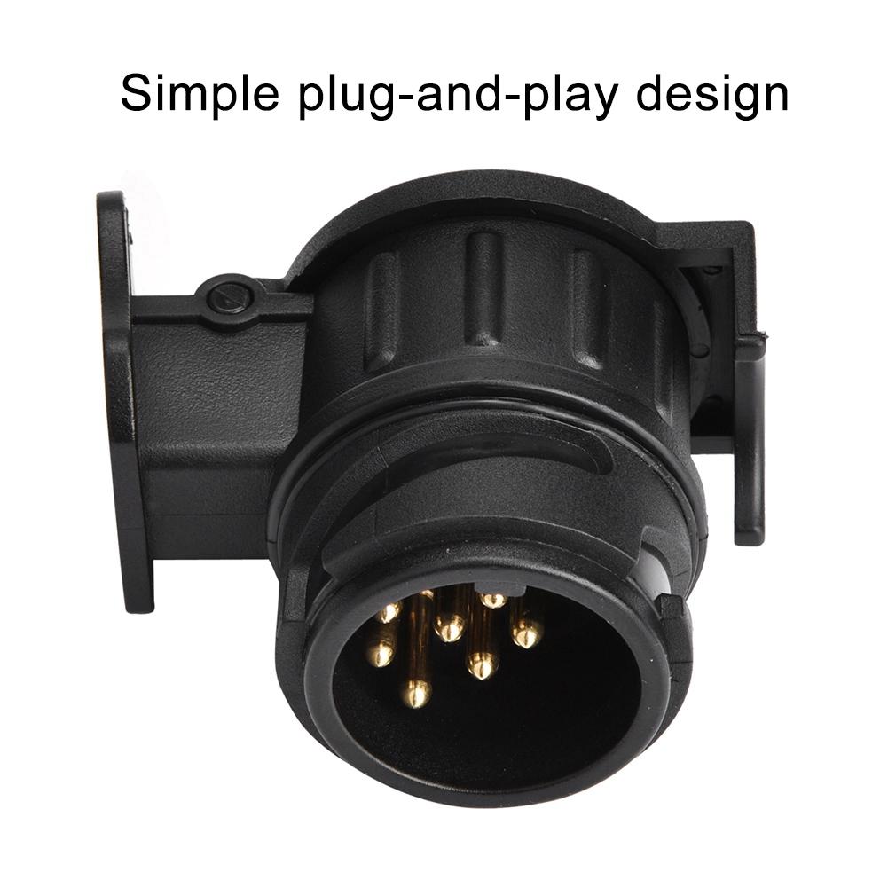 12V 13Pin to 7Pin N&S Trailer Socket Adapter Plug Converter Connector for Trailer Caravan