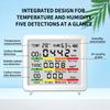 4inch Large Screen Multifunction Air Quality Monitor Including Temperature, Humidity, CO CO2 TVOC for Home