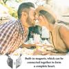 3 Pair Couples Necklace Bracelet His Queen Her King Promise Ring Set Necklace