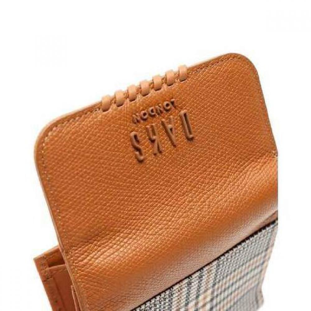 Daks Wallet Mens Brown Check Bifold Dcwa2f624w2