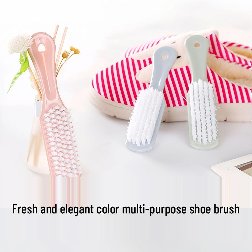 Yase Multi-Purpose Small Shoe and Laundry Brush - Safe for Clothes, Effective Stain Removal