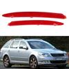 2 Stück Links 1Z0945105A, Rechts 1Z0945106A Stoßfänger hinten Reflektor Für OCTAVIA 1z Facelift 2009-2012