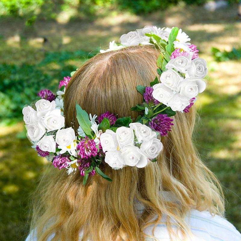 24pcs Foam Rose Head with Pearl 4cm Mini Artificial Flower For Wedding Bride Bouquet Decoration Home DIY Wreath Craft Party Gift