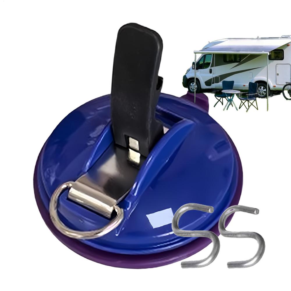 Heavy Duty Suction Cups Strong Vacuum Suction Cups Tie Downs Strong Adhesion Tie Down Clips For RV Van Car Awning SUV Tent Truck
