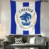 Chesterfield F.C Wall Tapestry Aesthetic Wall Hanging Printed Fabric Blanket Decorative Tapestries for Bedroom Living Room Home Decor