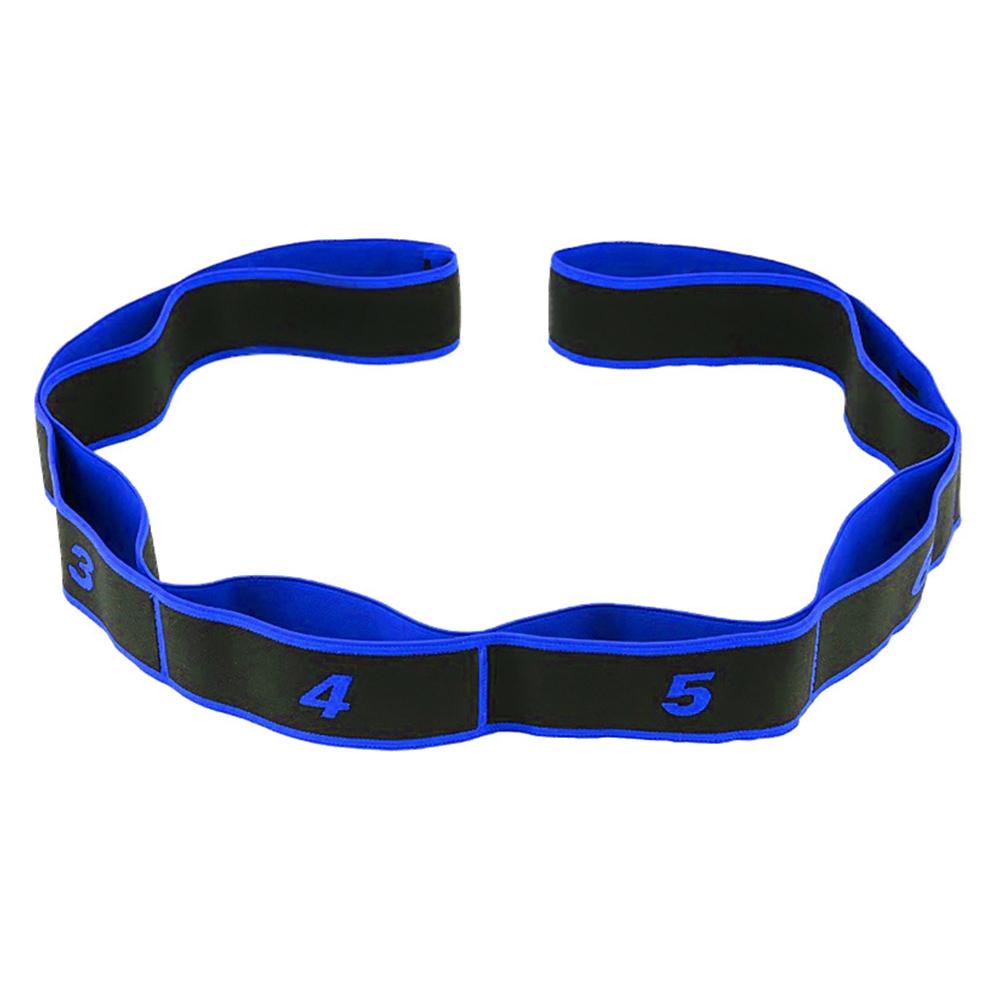 8 Segments Yoga Pull Strap Belt Latin Dance Training Resistance Bands Latex Polyester Elasticity Gym Pilates Fitness Exercise