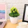 Wedding Christmas Desktop Ornament Artificial Flower Simulation Bonsai Plastic Plant Fake Potted