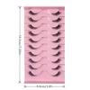 10 Pairs Half Lashes Natural Look Wispy Fluffy Cat Eye Look Natural Short Accent Lashes End Lashes Corner Eyelashes 3/4 Lashes R