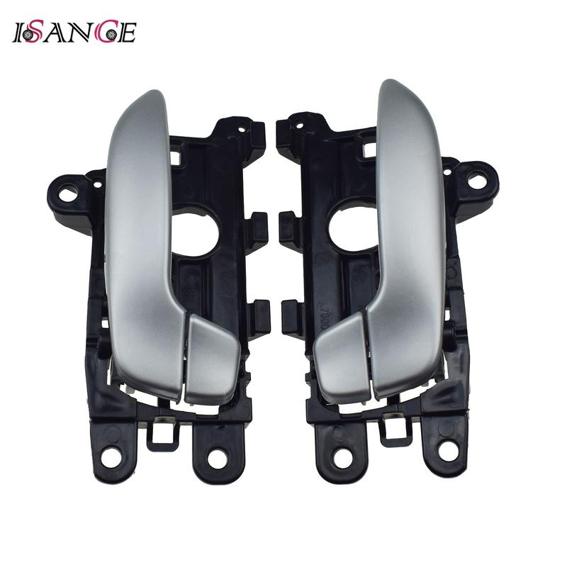 4pcs For Kia Forte Cerato 2.0L 2014-2018 & Forte Koup 2014-2017 Silver ide Door Handle Front Rear Left Right Driver Passenger