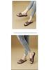 Chic Women's Rivet Slippers: 2025 Summer Fashion, Flat Bottom, Stylish Single Strap for Outdoors & Beach