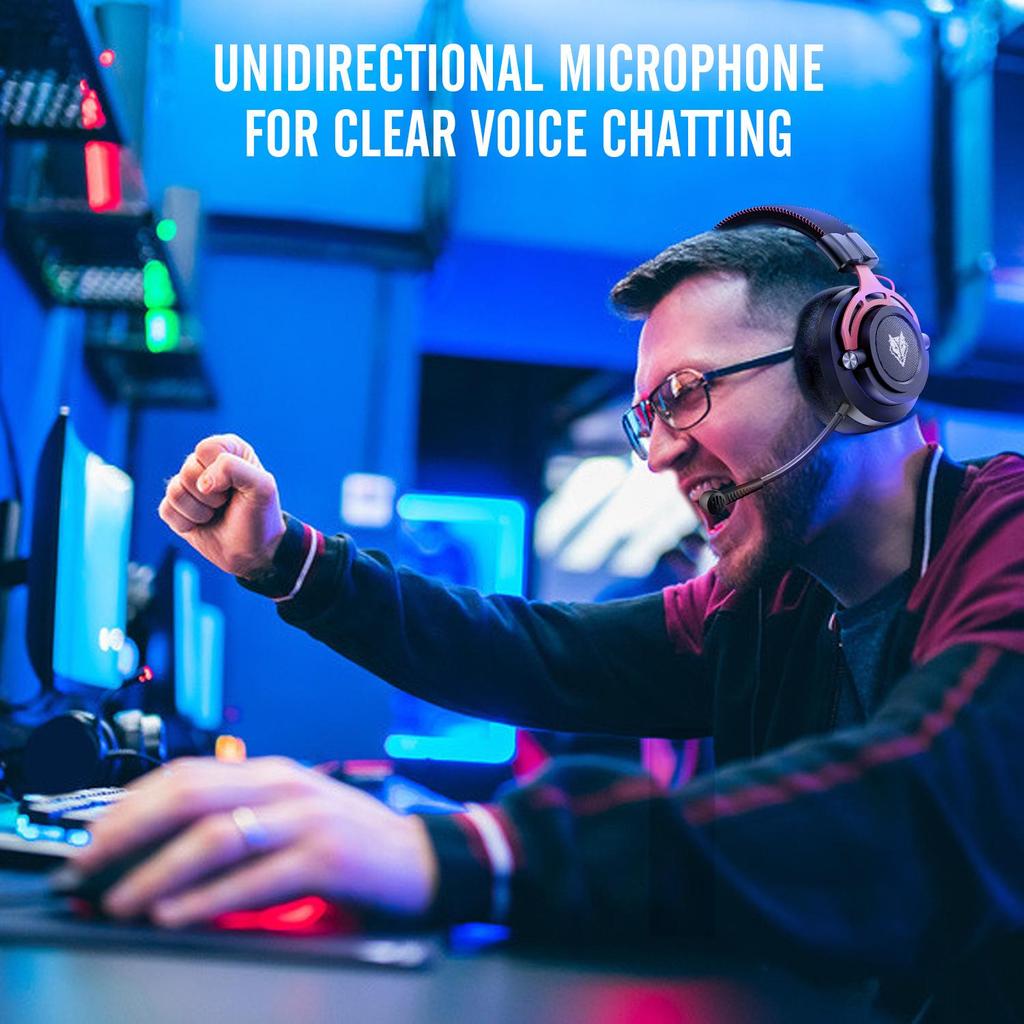 NUBWO G03 Wireless Noise-Cancelling Gaming Over-Ear Headset with 2.4G Bluetooth Stereo.