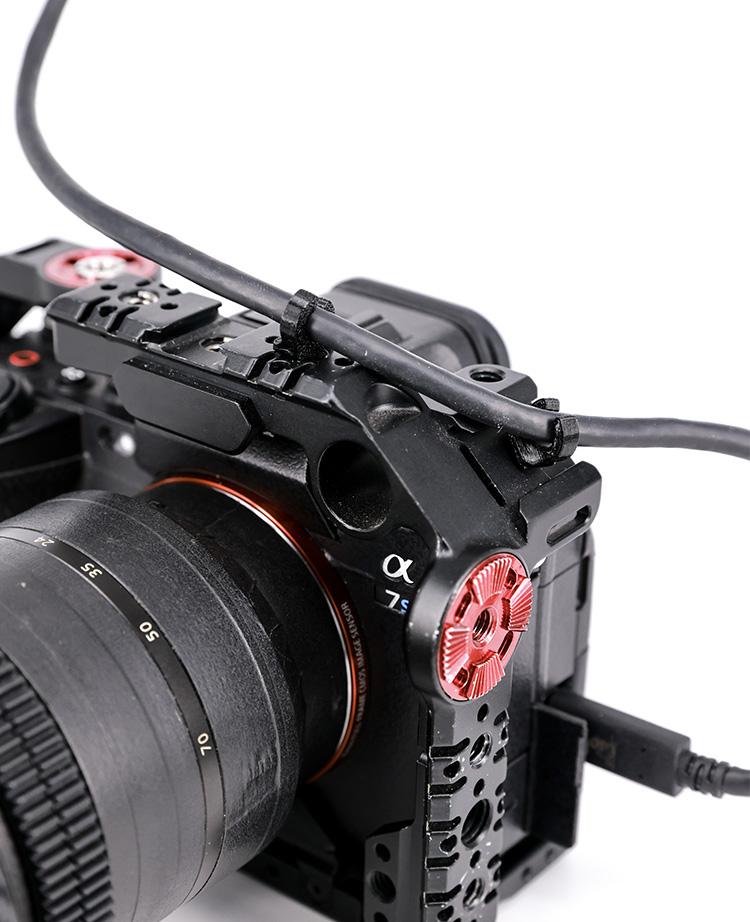Camera Data Cable TPU Screw Thread Fixed Buckles SDI Video Cable Fixing Clamps Power Line HDMI Sorting Clip Tools Tiny Cage DSLR