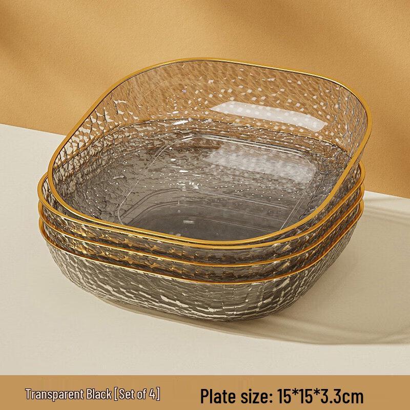 Nordic Style Plastic Snack & Bone Plate