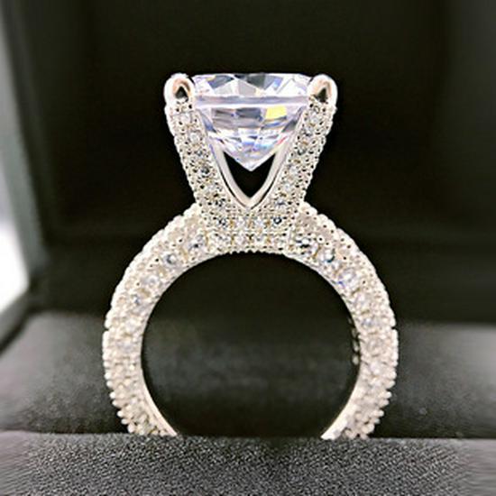Longlongjin 2024 S925 Silver Oval Radiant Diamond Ring for Women