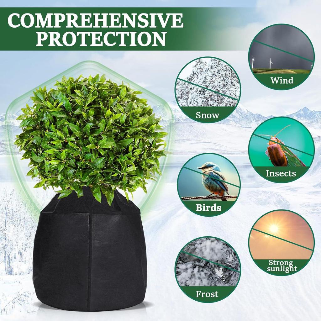 Breathable Frost-Proof Plant Cover: Eco-Friendly Insulation for Garden Trees and Pots