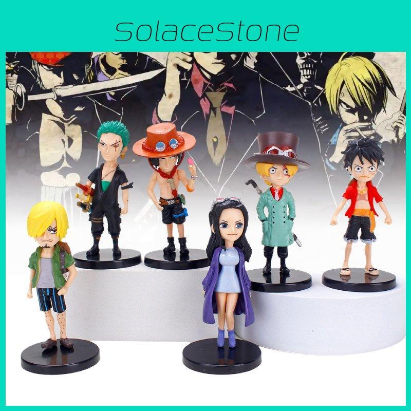 One 6pcs Piece Role Pvc Toy Model Desktop Decoration Children Christmas Gift