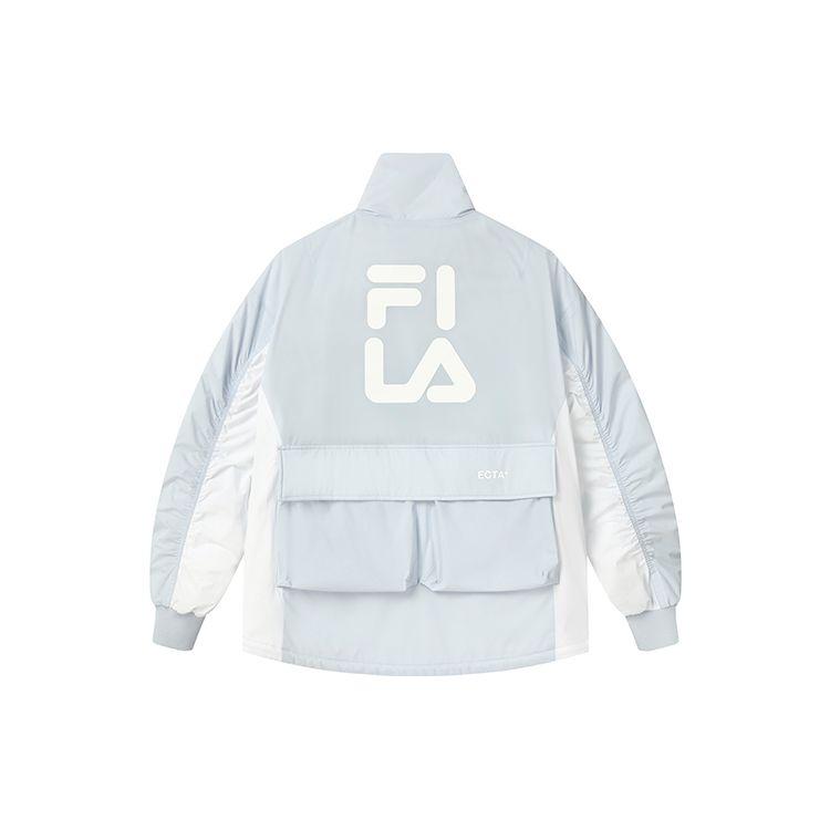 Fila Functional Warm Logo Long Sleeve Cotton Jacket Women Jackets Sunlight-Blue F11W249918F-LB