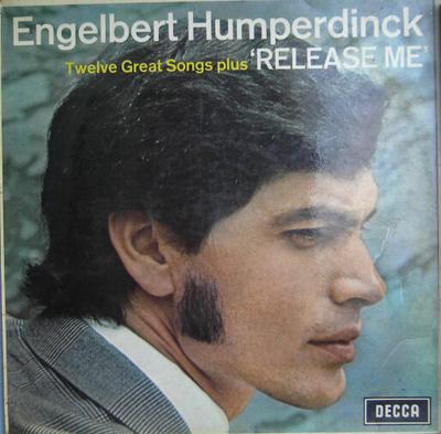 LP Record ENGELBERT HUMPERDINCK - Twelve Great Songs Plus "Release Me SKL4868 Decca 1967 Belgium Pop Used