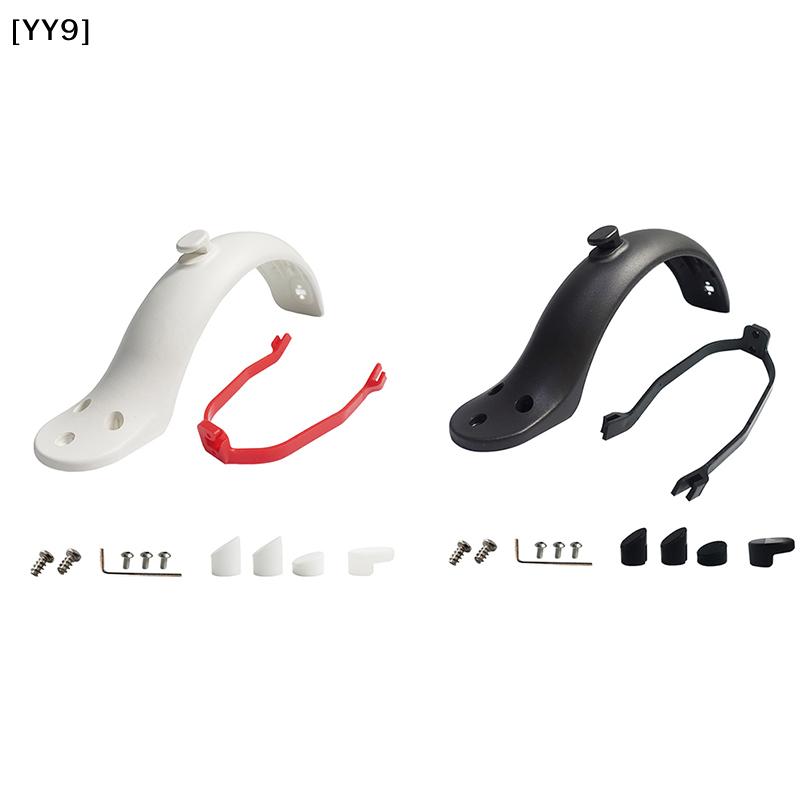 Set Paraspruzzi Posteriore per Monopattino Elettrico con Staffa e Gancio, Pezzi di Ricambio per Xiaomi M365/1S/Pro[YY9]
